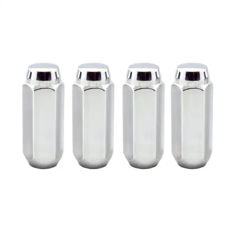McGard Hex Lug Nut (Cone Seat / Duplex) M14X2.0 13/16 2.25in. Length (4-Pack) - Chrome