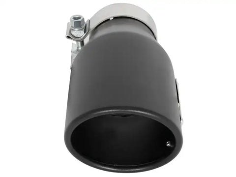 aFe 49T30452-B09 MACH Force-Xp 409 SS Exhaust Tip Black (Left Side) 3in In x 4-1/2in Out 9in L Clamp-On