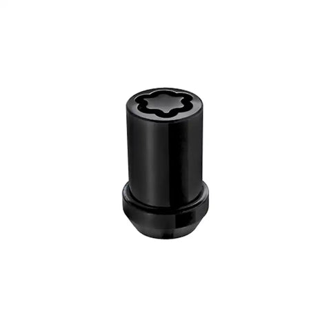 McGard Wheel Lock Nut Set - 4pk. (Tuner / Cone Seat) M12X1.25 13/16 Hex 1.24in. Length Black