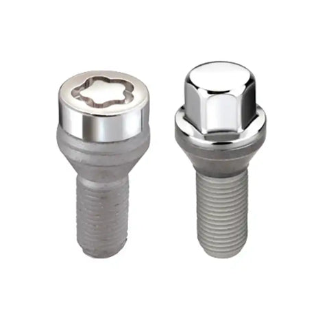 McGard 5 Lug Hex Install Kit w/Locks (Cone Seat Bolt) M14X1.5 / 17mm 30.5mm Shank L. - Chrome