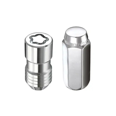 McGard 8 Lug Hex Install Kit w/Locks (Cone Seat Nut) M14X2.0 / 13/16 2.25in. Length - Chrome