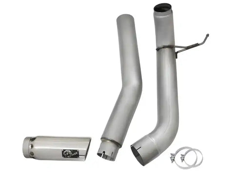 aFe 49-46112-P LARGE Bore HD Exhausts 5in DPF-Back SS-409 2016 Nissan Titan XD V8-5.0L CC/SB (td)