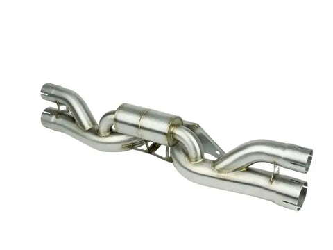 aFe 49C36434 Power MACHForce XP 304 Stainless Secondary Muffler Delete Pipe 14-19 Porsche 911 GT3 3.8L/4.0L
