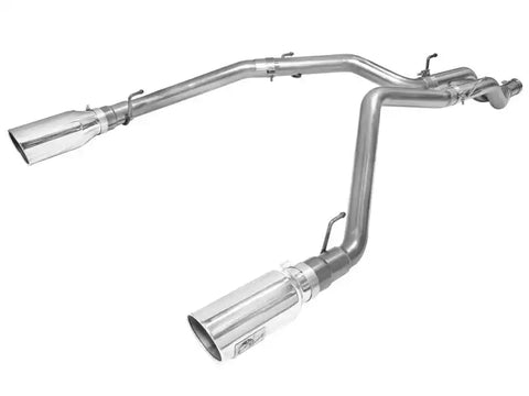 aFe 49-42044-P MACHForce XP DPF-Back Exhaust 3in SS w/ 6in Polished Tips 2014 Dodge Ram 1500 V6 3.0L EcoDiesel