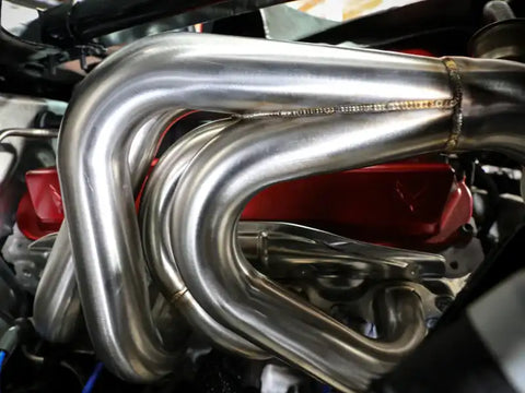 aFe 48-34148-H Twisted 304SS Header 2020 Chevy Corvette (C8) 6.2L V8 - Brushed