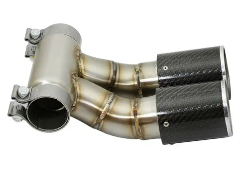 aFe 49C36413-C Power 13-14 Porsche Cayman S / Boxster Carbon Fiber Exhaust Tip Upgrade
