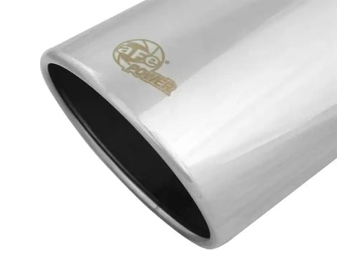 aFe 49T50604-P12 Universal Bolt On Exhaust Tip Polished 5in Inlet x 6in Outlet 12in Long