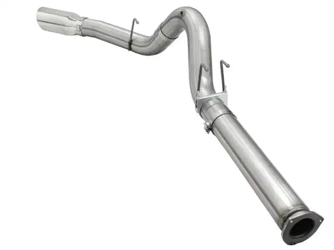 aFe 49-43064-P MACHForce XP Exhaust 5in DPF-Back SS Exh 2015 Ford Turbo Diesel V8 6.7L Polished Tip