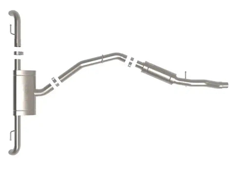 aFe 49-36447 MACH Force-Xp 17-21 Audi Q5 L4-2.0L (T) 3in to 2.5in Stainless Steel Cat-Back Exhaust System