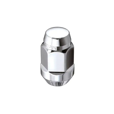 McGard Hex Lug Nut (Cone Seat Bulge Style) M14X1.5 / 13/16 1.945in. L (Box of 100) - Chrome