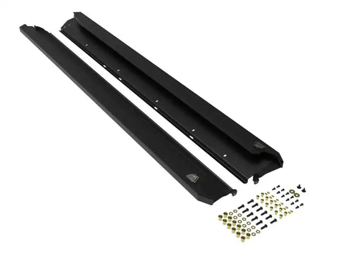 aFe 79-27004 POWER 10-14 Subaru Outback H4 2.5L / H6 3.6L Terra Guard Trail Steps - Black