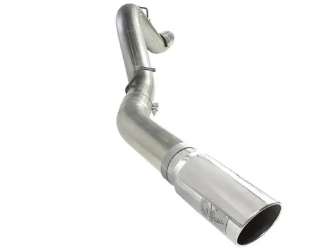 aFe 49-44041-P MACHForce XP Exhaust 5in DPF-Back SS 11-13 GM Diesel Trucks V8-6.6L (td) (LML) (Pol Tip)