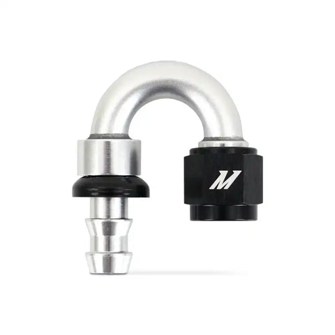 Mishimoto 180 Degree Push Lock Fitting - 6AN