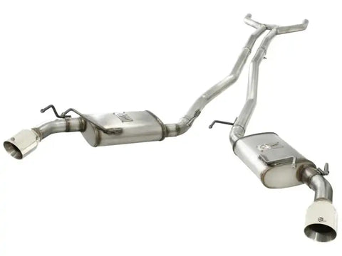 aFe 49-44042-P MACHForce XP Exhaust 2.5in Stainless Steel CB/10-13 Chevy Camaro V6-3.6L (td) (polished tip)