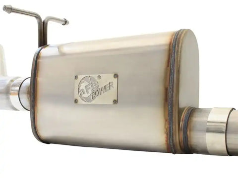 aFe 49-43076-P MACHForce XP Exhaust 3in-3.5in SS Single Side Ext CB w/ Polish Tip 99-04 Ford F150 V8 5.4L/6.8L