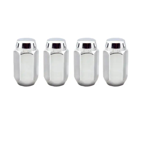 McGard Hex Lug Nut (Cone Seat) M12X1.75 / 13/16 1.815in. Length (4-Pack) - Chrome