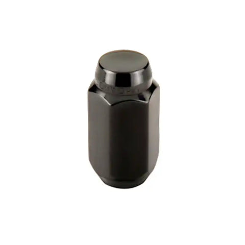 McGard Hex Lug Nut (Cone Seat) M14X1.5 / 22mm 1.635in. Length (4-Pack) - Black