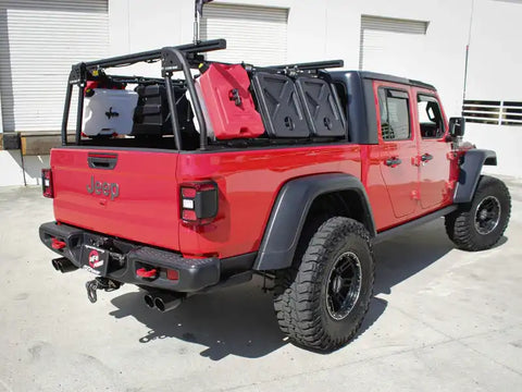 aFe 49-38084-B Vulcan Series 3in-2-1/2in 304 SS Cat-Back 2020 Jeep Gladiator (JT) V6-3.6L w/ Black Tips