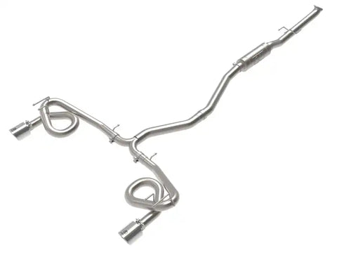 aFe 49-36630-P 22-23 Honda Civic Si L4 1.5L (t) Takeda 2.5in to 3in 304 SS Cat-Back Exhaust w/ Polished Tips