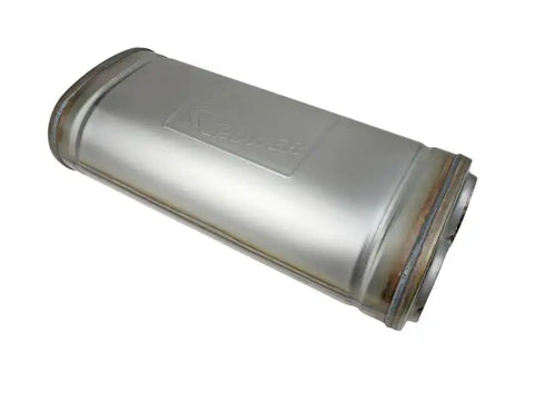 aFe 49M00055 MACH Force-Xp 409 SS Muffler 3in Dual Inlet/Dual Outlet 5in H x 8in W 18in L - Oval Body