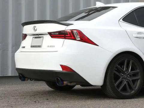 aFe 49-36059-L POWER Takeda 16-17 Lexus IS200t L4-2.0L (t) 2.5in-3in 304 SS CB Exhaust w/ Blue Tip