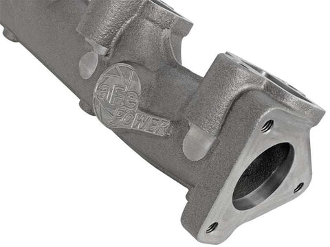 aFe 46-40024 Power BladeRunner Ported Ductile Iron Exhaust Manifold 01-16 GM Diesel Trucks V8-6.6L (td)
