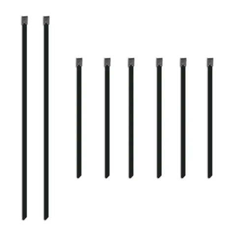 Mishimoto Set of Six 6in & Two 14in Stainless Steel Locking Ties