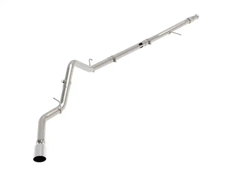 aFe 49-44128-P Large Bore-HD 3 409SS DPF-Back 20-21 GM Trucks L6-3.0L (td) LM2 - Polished Tip