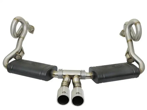 aFe 49-36415-P MACHForce-Xp 2in 304 SS Cat-Back Exhaust w/Polished Tips 13-16 Porsche Boxster/Cayman 2.7L/3.4L