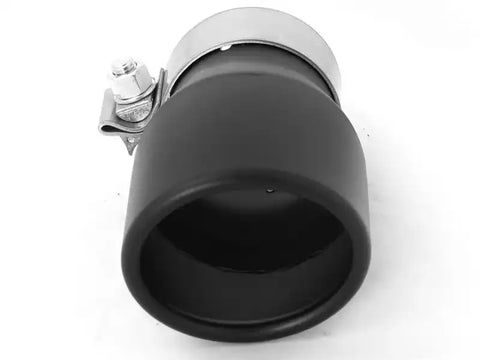 aFe 49T25354-B06 MACH Force-XP 409 SS Single Wall Universal Clamp On Exhaust Tip - Black