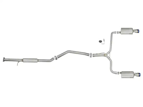 aFe 49-36605-L Takeda 2.5-1.75in 304 SS Cat-Back Exhaust System 13-17 Honda Accord LX / EX EX-L L4-2.4L