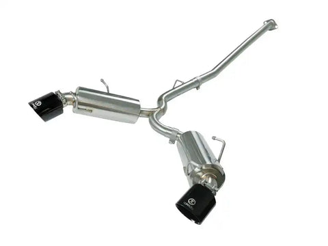 aFe 49-36023-B Takeda Exhaust Axle-Back 13-15 Scion FRS / Subaru BRZ 304SS Black Dual Tips