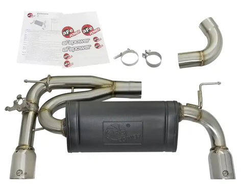 aFe 49-36335-P MACHForce XP 16-17 BMW 340i/iX 440i/iX L6-3.0L (t) SS Axle-Back Exhaust w/Polished Tips