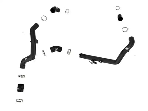 aFe 46-20658-B Bladerunner 2-1/4 IN Aluminum Hot Charge Pipe Black 20-23 Ford Explorer/Explorer ST -