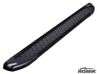 MyTruckPoint Romik USA 62901419 Running Board RAL Series - Black Powder Coated Aluminum