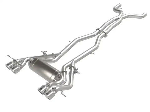 aFe 49-36351-P MACHForce XP Exhausts Cat-Back SS 21 BMW M2 Competition L6-3.0L w/Polished Tips