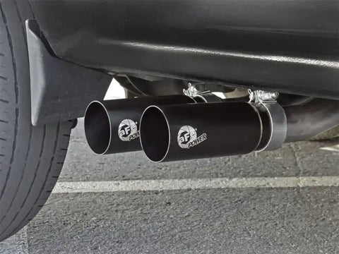 aFe 49-44070-B Rebel Series CB Middle-Side Exit SS Exhaust w/ Black Tips 09-16 GM Silverado/Sierra V6/V8