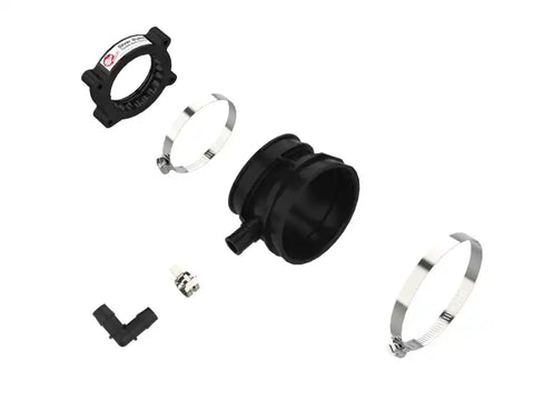 aFe 46-34017B 2020 Vette C8 Silver Bullet Aluminum Throttle Body Spacer / Works With Factory Intake Only - Blk