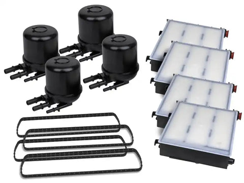 aFe 44-FF025-MB ProGuard D2 Fuel Filter 17-21 Ford Diesel Trucks V8-6.7L (td) - 4 Pack