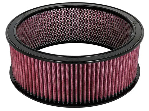 aFe 18-11416 MagnumFLOW Air Filters Round Racing P5R A/F RR 14OD x 12ID 5H E/M (Blk/Red)