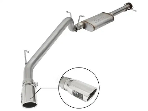 aFe 49-44097-P MACH Force-Xp 3.0in 304 SS Cat-Back Exhaust w/ Polished Tip 17-18 GM Colorado/Canyon