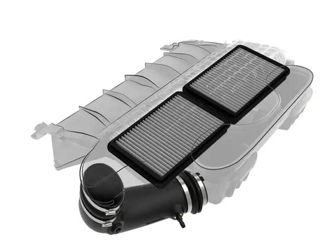 aFe 55-10014D 21-23 Ram 1500 TRX HEMI V8 6.2L (sc) Super Stock Induction System w/ Pro DRY S Filters