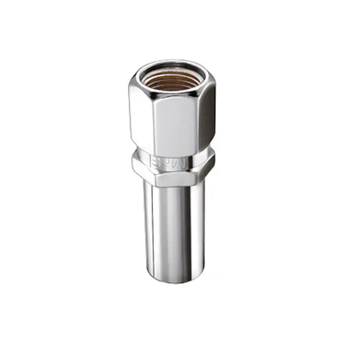 McGard Hex Lug Nut (Drag Racing X-Long Shank) 1/2-20 / 13/16 2.475in. Length (4-Pack) - Chrome
