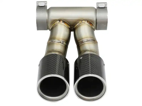 aFe 49C36413-C Power 13-14 Porsche Cayman S / Boxster Carbon Fiber Exhaust Tip Upgrade