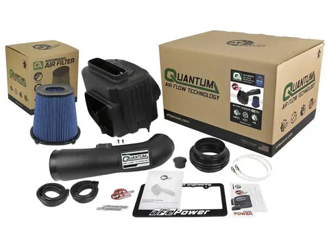aFe 53-10007R Quantum Pro 5R Cold Air Intake System 17-18 GM/Chevy Duramax V6-6.6L L5P - Oiled