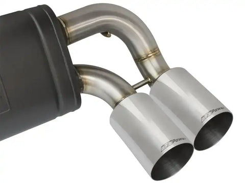 aFe 49-36333-P MACHForce XP 3in - 2 1/2in Axle Back 304SS Exhaust w/ Polished Tips 16-17 BMW M2 (f87)