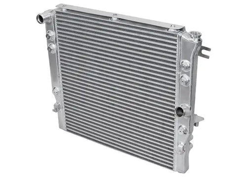 aFe 46-50002-B BladeRunner GT Series Bar and Plate Radiator w/ Black Hoses 07-11 Jeep Wrangler (JK) V6 3.8L