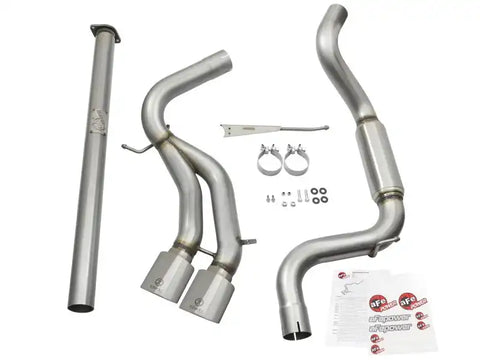 aFe 49-33083-P POWER Takeda 3in 304 SS Cat-Back Exhaust w/ Polished Tips 13-17 Ford Focus ST L4-2.0L (t)