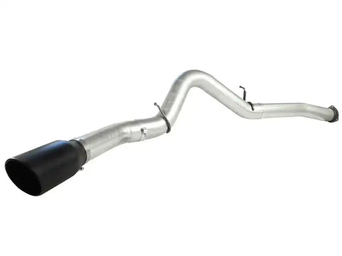aFe 49-04040-B Atlas Exhaust 5in DPF-Back Al Steel 07.5-10 GM Diesel Trucks V8-6.6L (td) LMM (Blk Tip)
