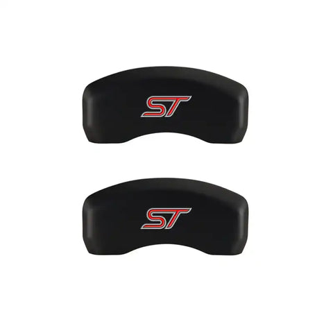 MGP 4 Caliper Covers Engraved Front & Rear No bolts/ST Red finish silver ch